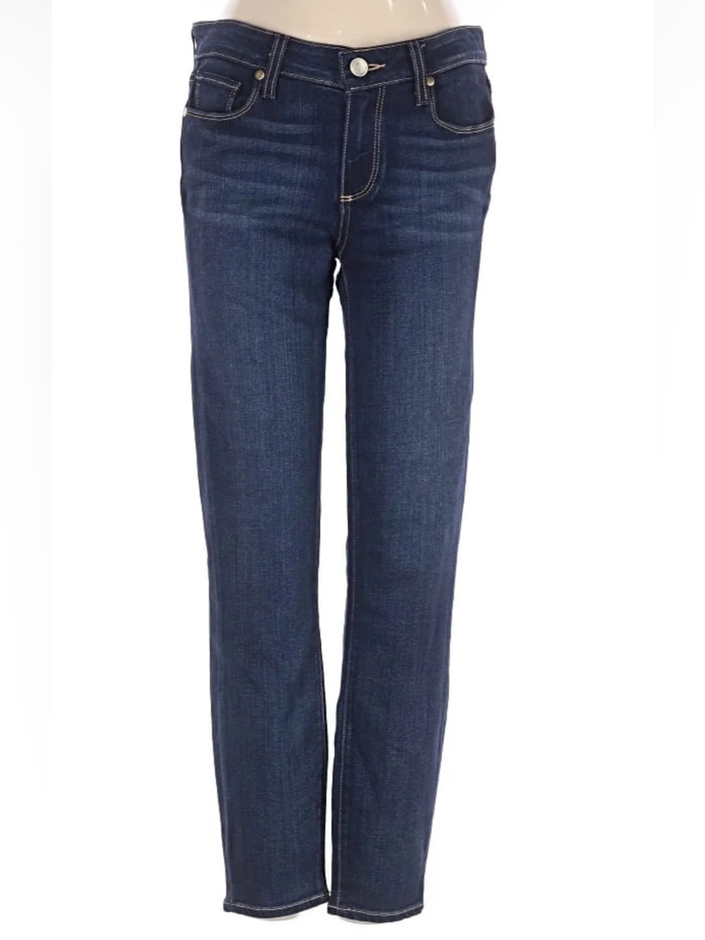 PAIGE Hoxton Dark Wash Straight Leg Jeans